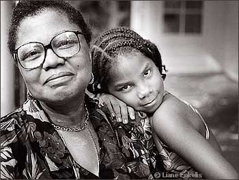 Dorothy with granddaughter